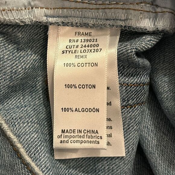 EUC Frame Nouveau Le Mix Jeans in Remix - Picture 8 of 11